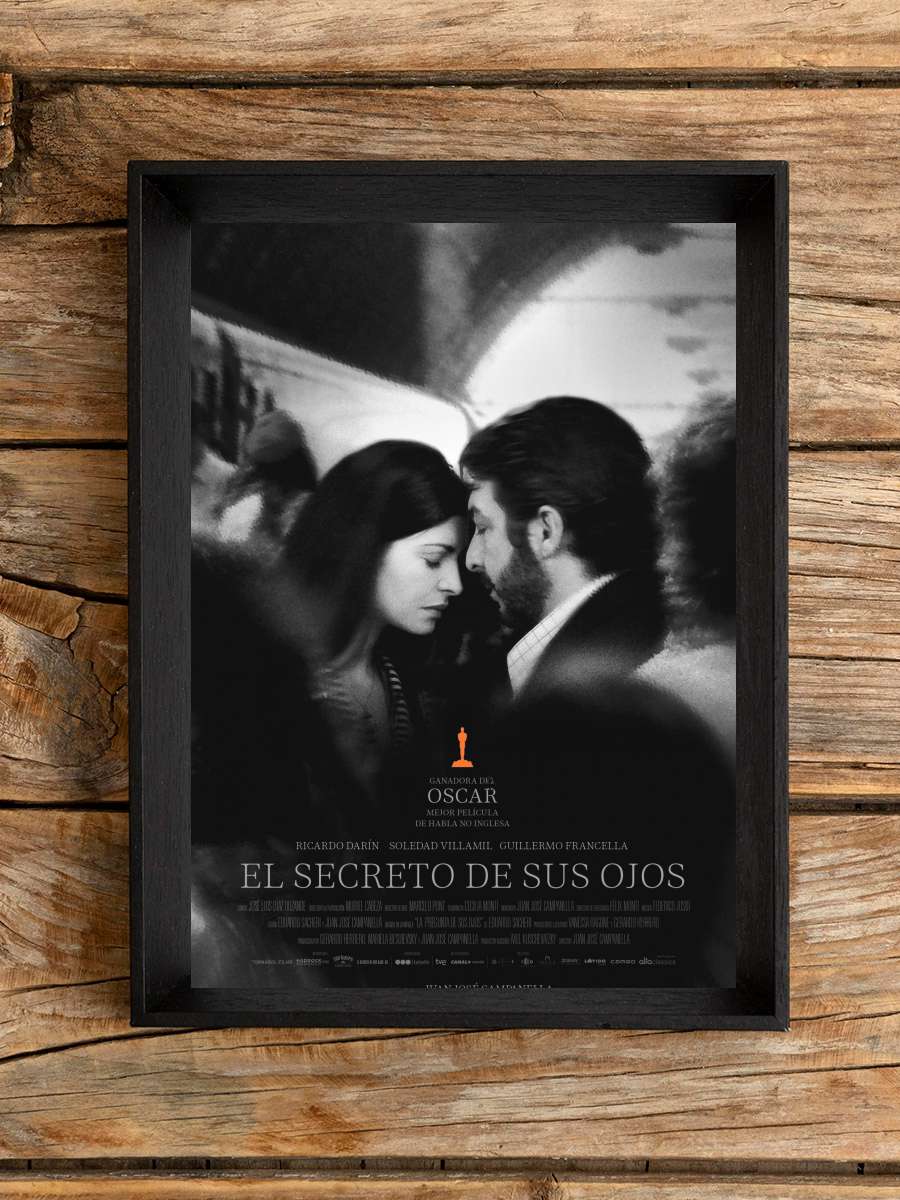 Gözlerindeki Sır - El secreto de sus ojos Film Tablo Siyah Çerçeveli Film Poster Afiş Tablo