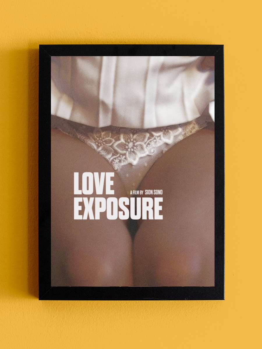 Aşka Maruz a.k.a. Love Exposure - 愛のむきだし Film Tablo Siyah Çerçeveli Film Poster Afiş Tablo