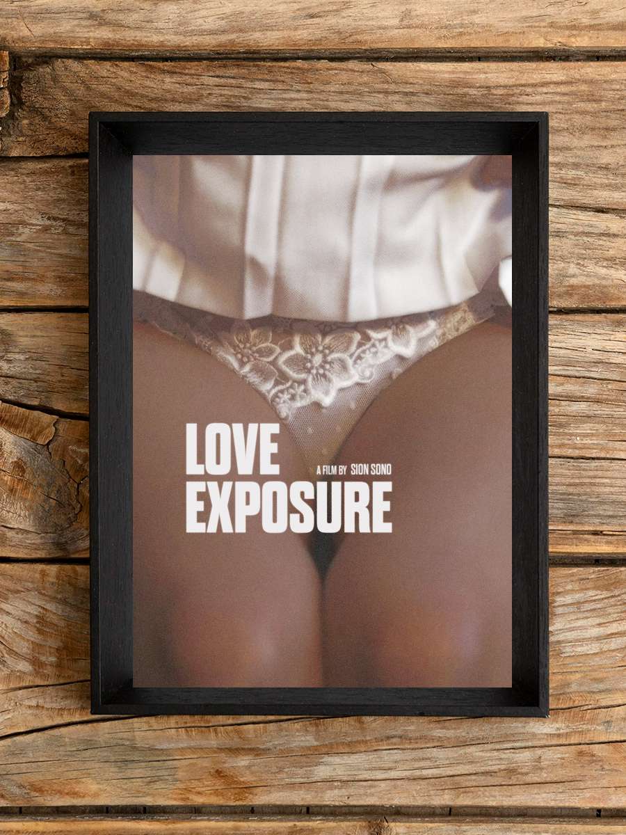 Aşka Maruz a.k.a. Love Exposure - 愛のむきだし Film Tablo Siyah Çerçeveli Film Poster Afiş Tablo