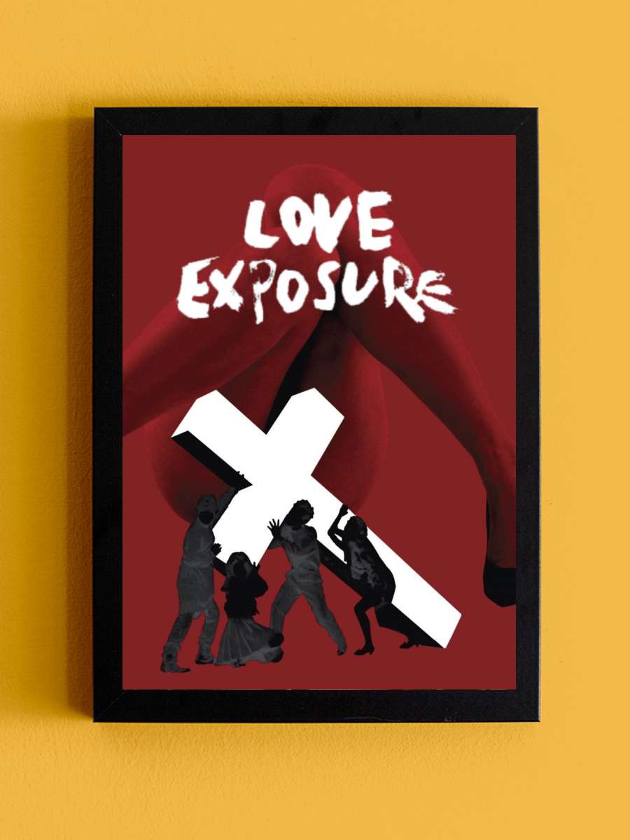 Aşka Maruz a.k.a. Love Exposure - 愛のむきだし Film Tablo Siyah Çerçeveli Film Poster Afiş Tablo