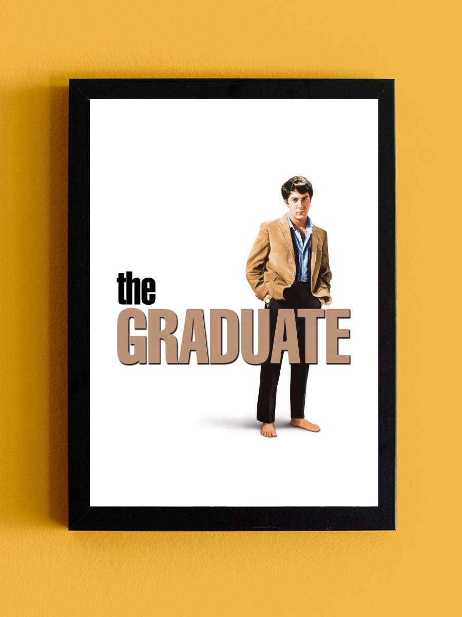 Aşk Mevsimi - The Graduate Film Tablo Siyah Çerçeveli Film Poster Afiş Tablo