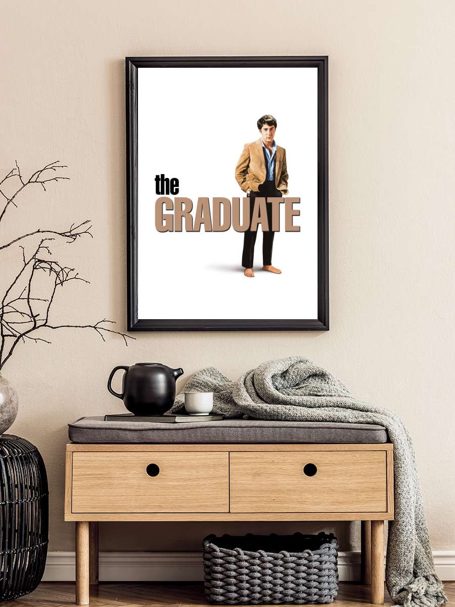 Aşk Mevsimi - The Graduate Film Tablo Siyah Çerçeveli Film Poster Afiş Tablo