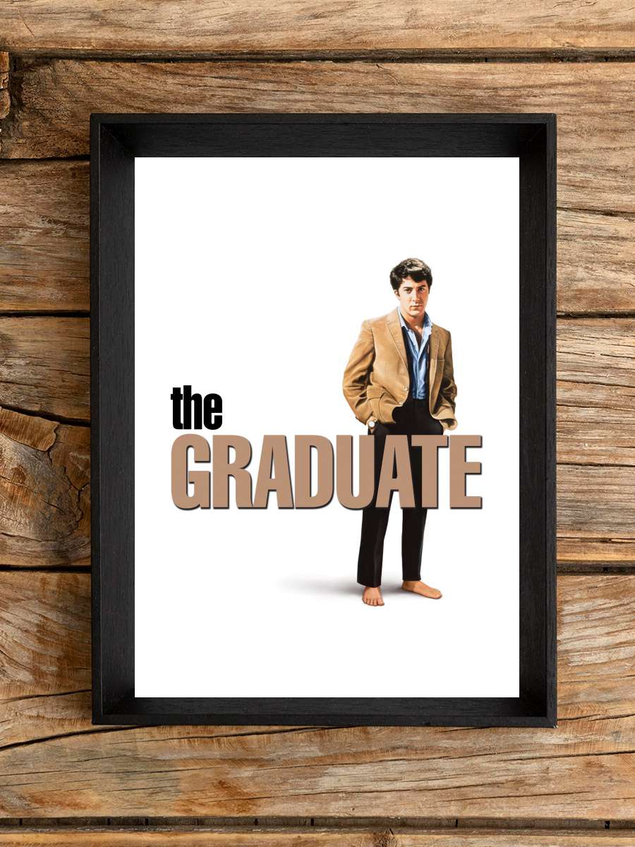 Aşk Mevsimi - The Graduate Film Tablo Siyah Çerçeveli Film Poster Afiş Tablo