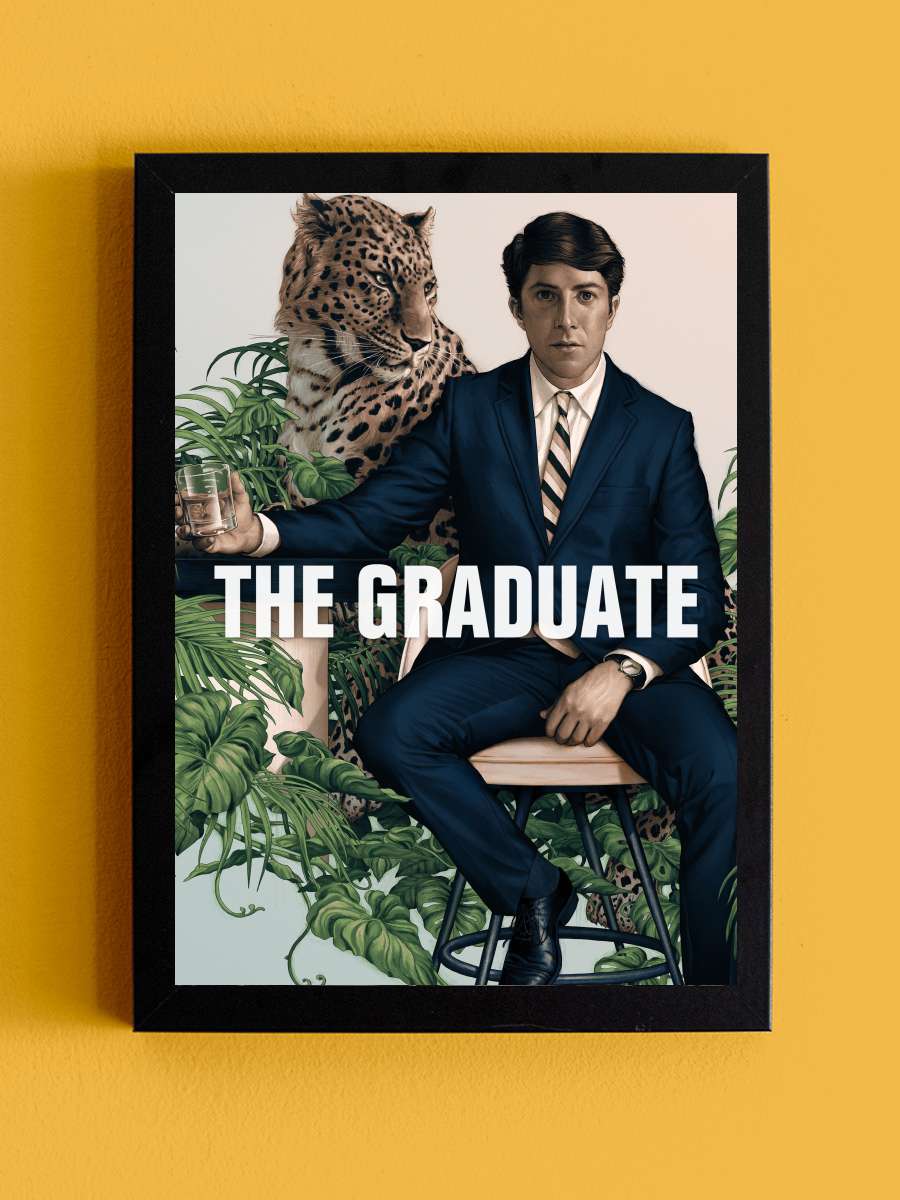 Aşk Mevsimi - The Graduate Film Tablo Siyah Çerçeveli Film Poster Afiş Tablo