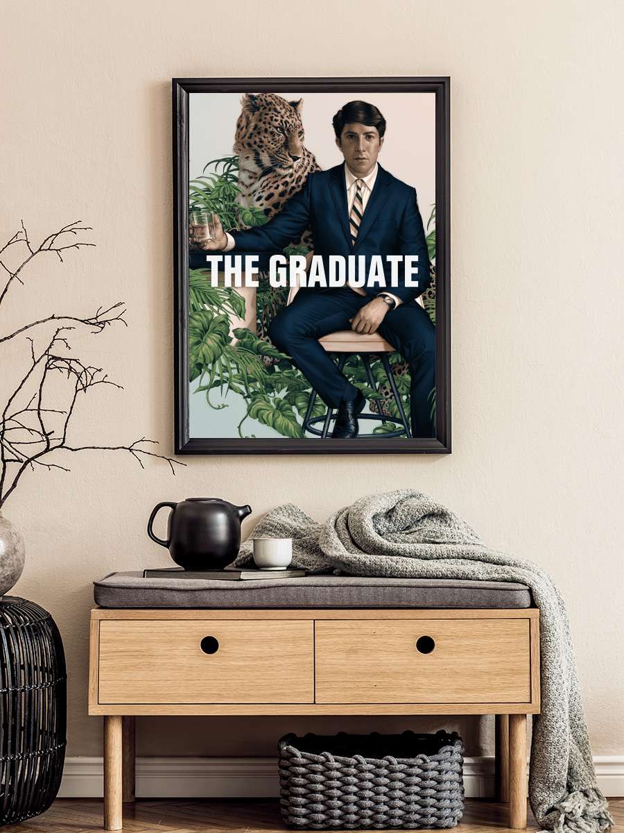 Aşk Mevsimi - The Graduate Film Tablo Siyah Çerçeveli Film Poster Afiş Tablo