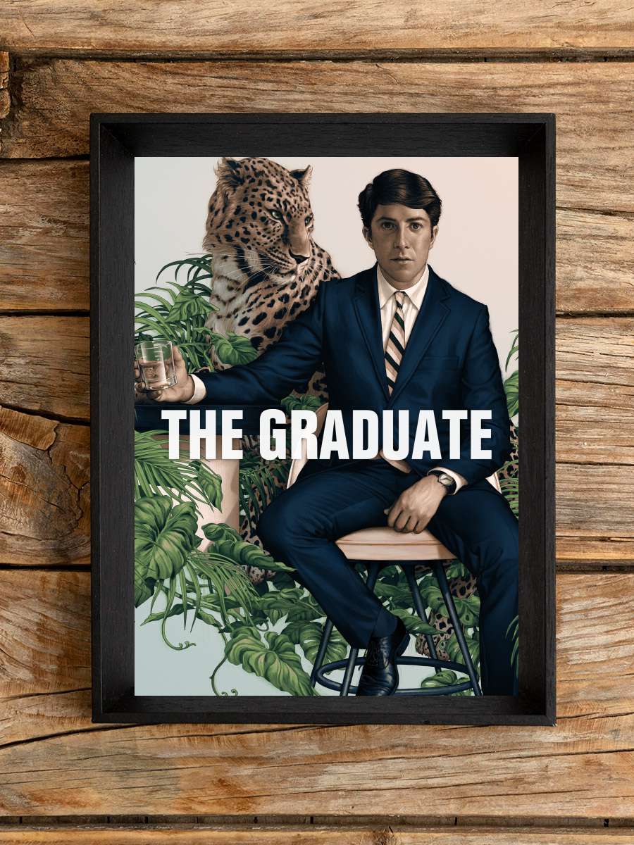 Aşk Mevsimi - The Graduate Film Tablo Siyah Çerçeveli Film Poster Afiş Tablo