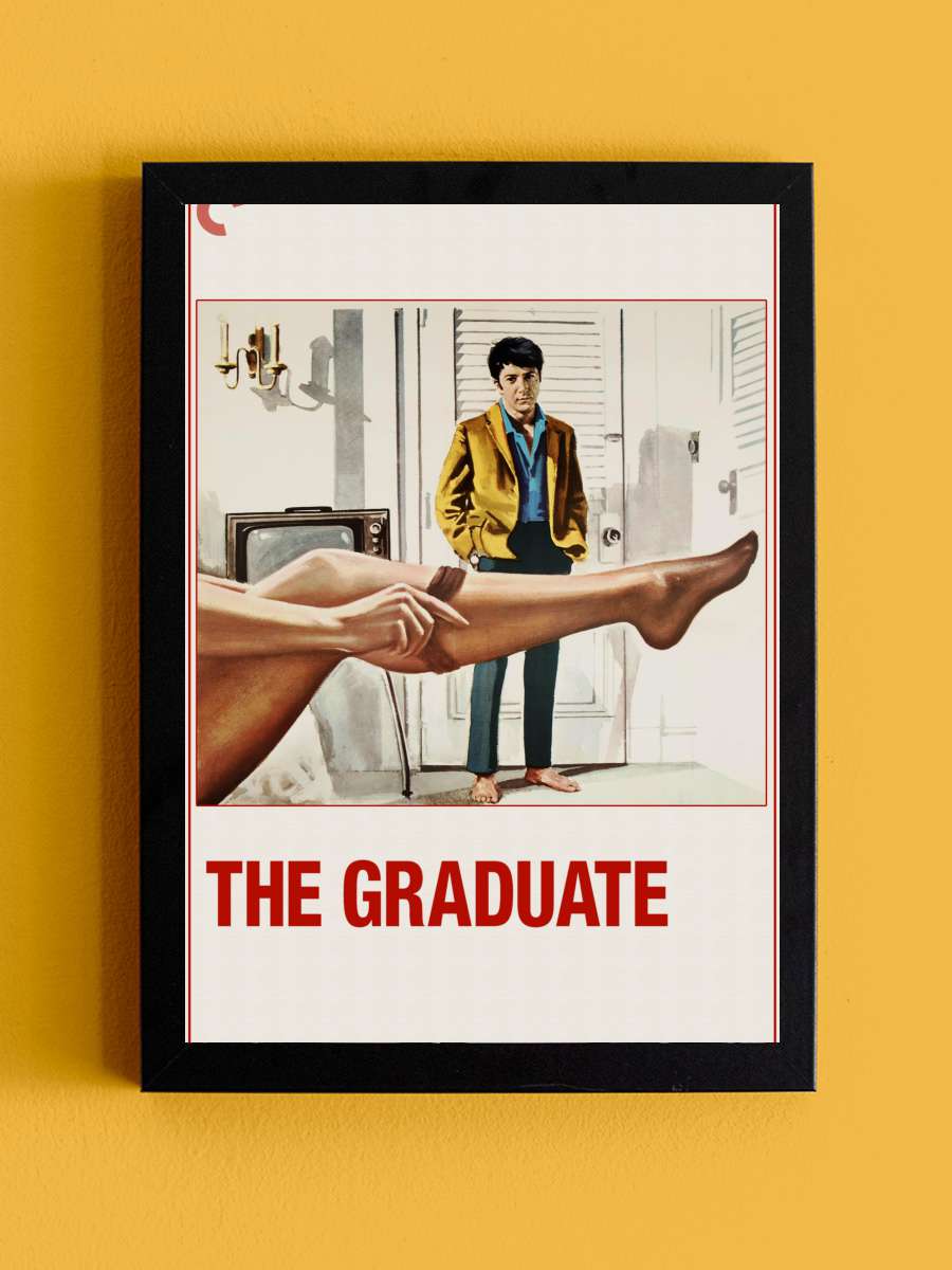 Aşk Mevsimi - The Graduate Film Tablo Siyah Çerçeveli Film Poster Afiş Tablo