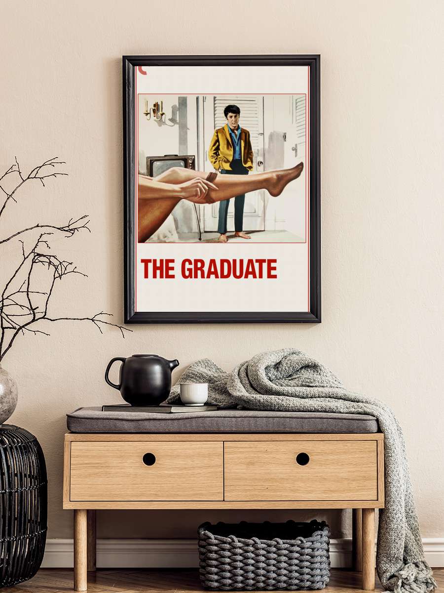 Aşk Mevsimi - The Graduate Film Tablo Siyah Çerçeveli Film Poster Afiş Tablo