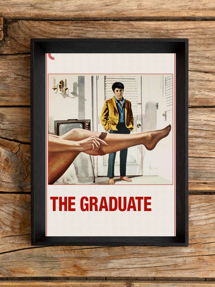 Aşk Mevsimi - The Graduate Film Tablo Siyah Çerçeveli Film Poster Afiş Tablo