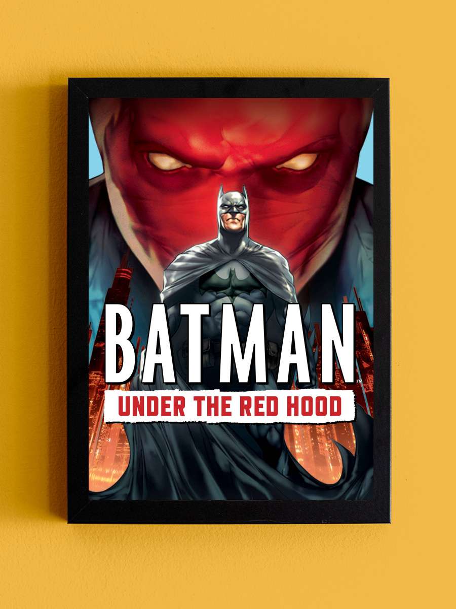 Batman: Kırmızı Başlığın Altında - Batman: Under the Red Hood Film Tablo Siyah Çerçeveli Film Poster Afiş Tablo