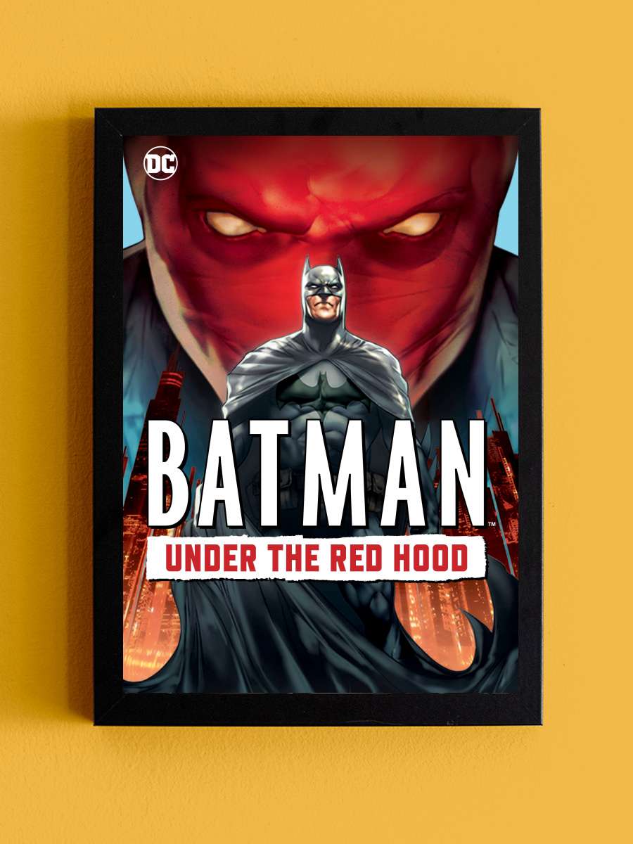 Batman: Kırmızı Başlığın Altında - Batman: Under the Red Hood Film Tablo Siyah Çerçeveli Film Poster Afiş Tablo