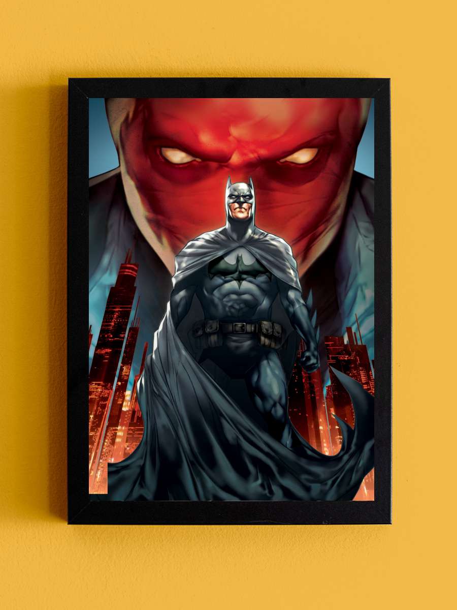 Batman: Kırmızı Başlığın Altında - Batman: Under the Red Hood Film Tablo Siyah Çerçeveli Film Poster Afiş Tablo