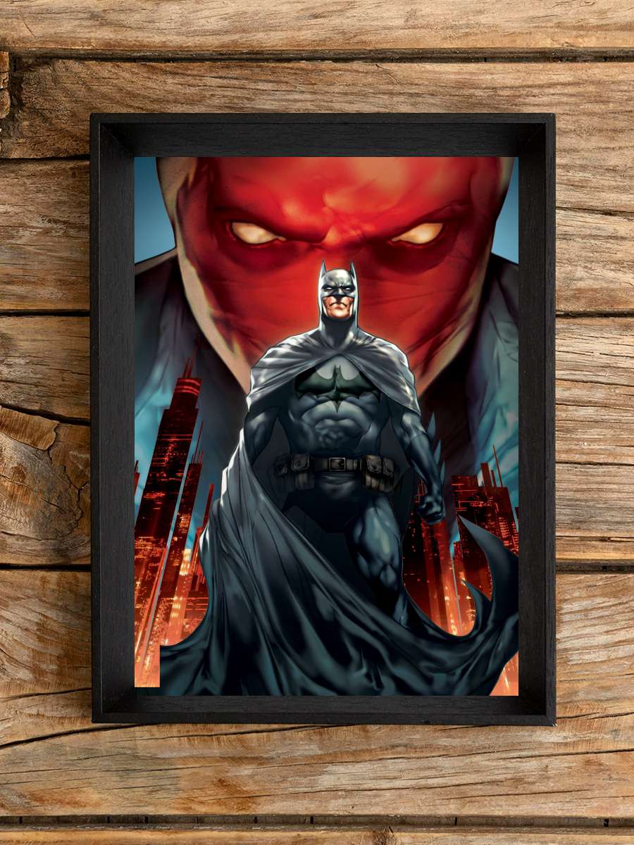 Batman: Kırmızı Başlığın Altında - Batman: Under the Red Hood Film Tablo Siyah Çerçeveli Film Poster Afiş Tablo