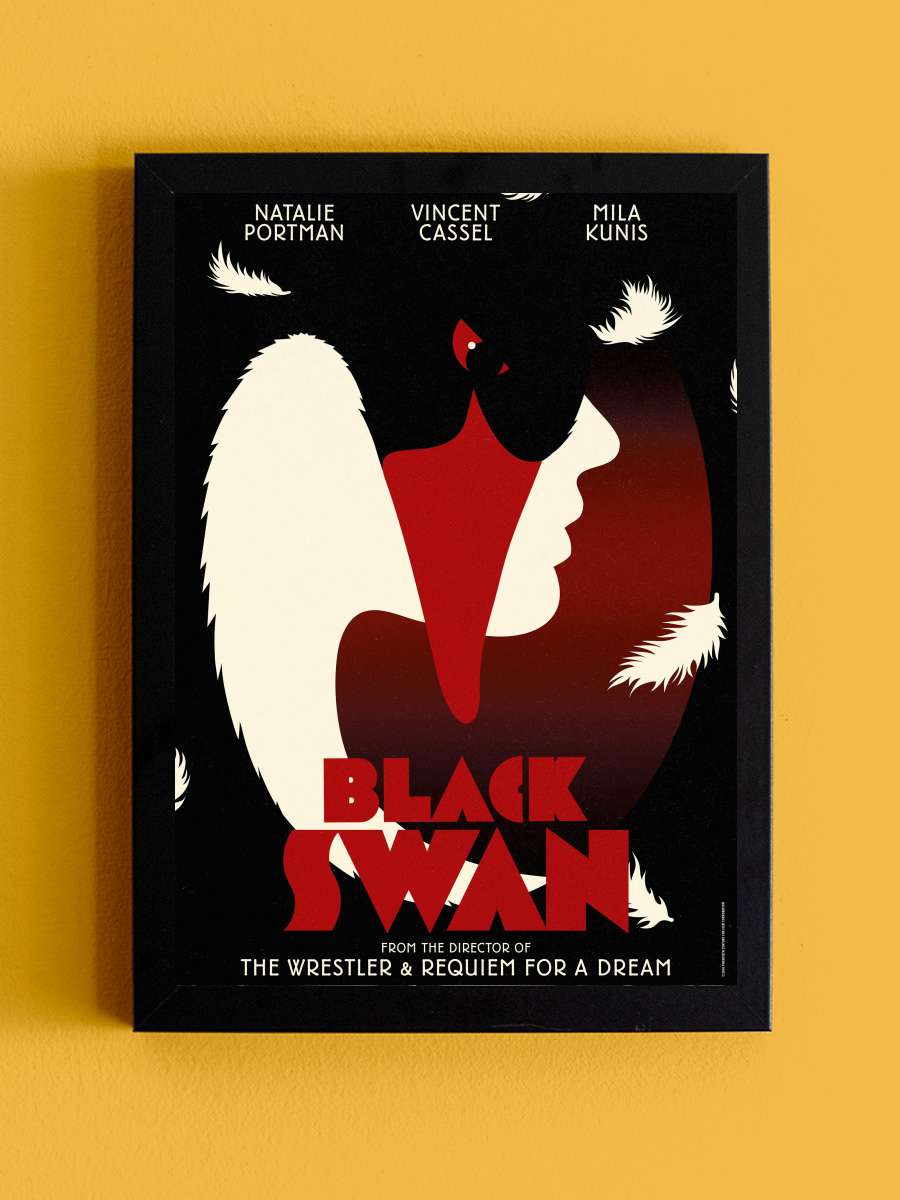 Siyah Kuğu - Black Swan Film Tablo Siyah Çerçeveli Film Poster Afiş Tablo