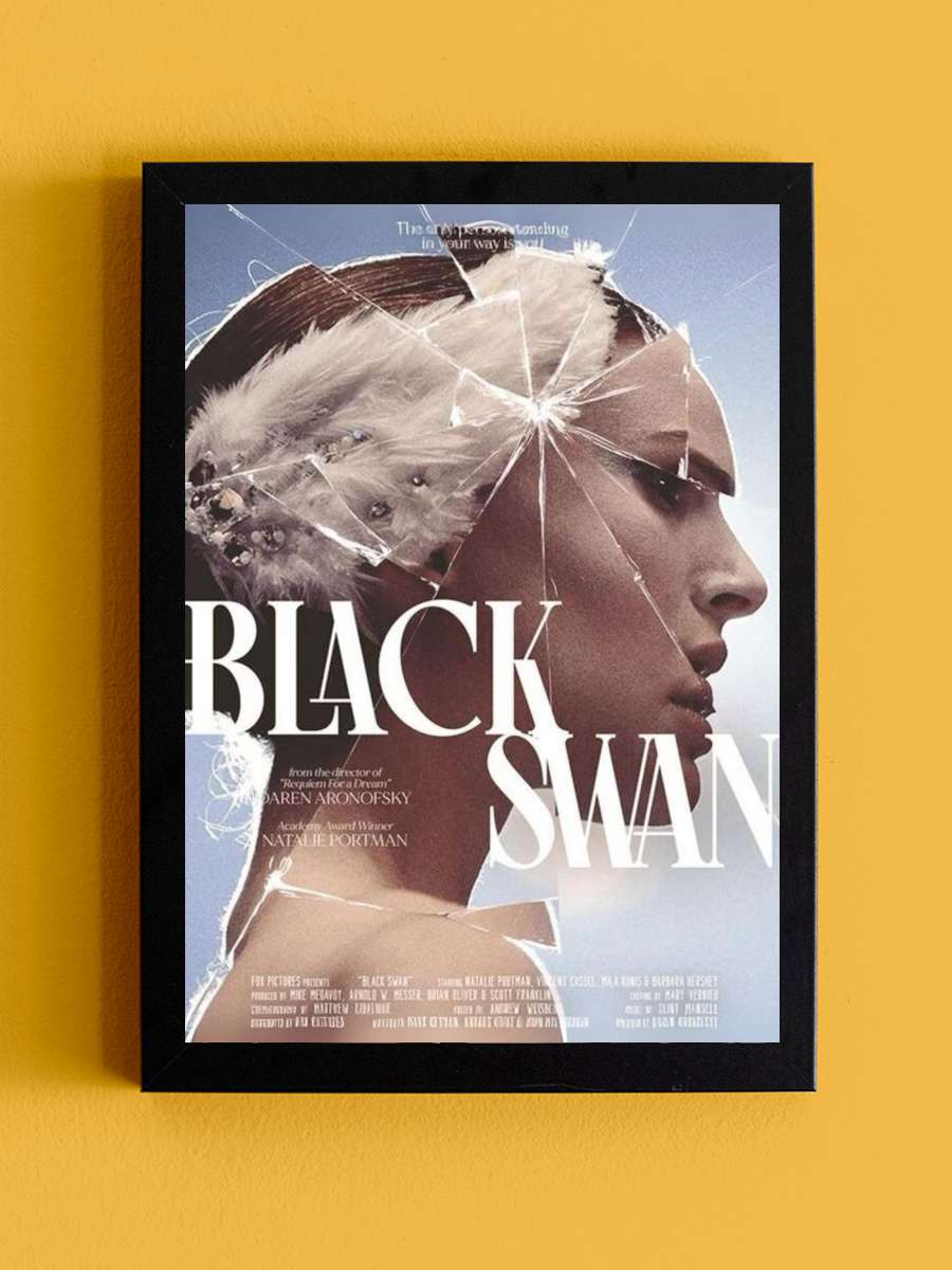 Siyah Kuğu - Black Swan Film Tablo Siyah Çerçeveli Film Poster Afiş Tablo