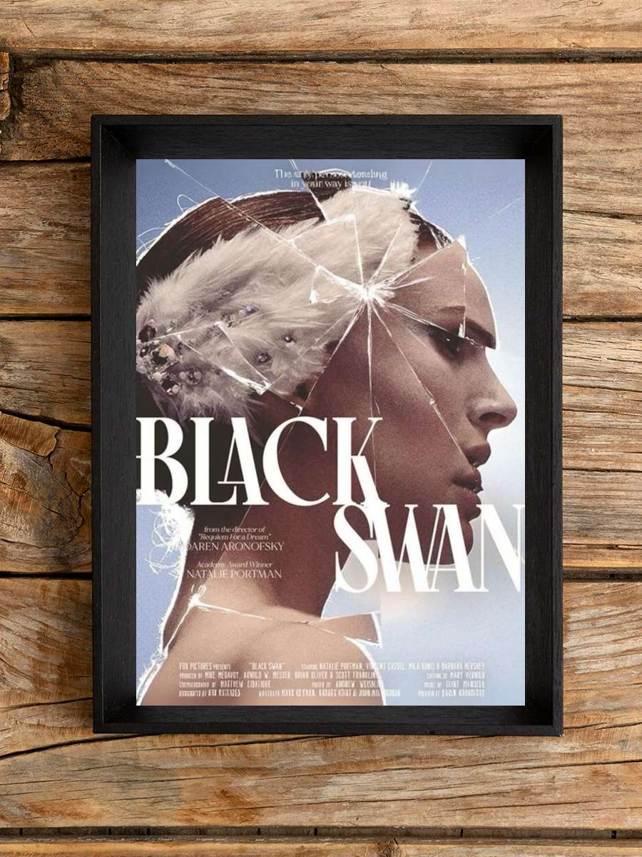 Siyah Kuğu - Black Swan Film Tablo Siyah Çerçeveli Film Poster Afiş Tablo