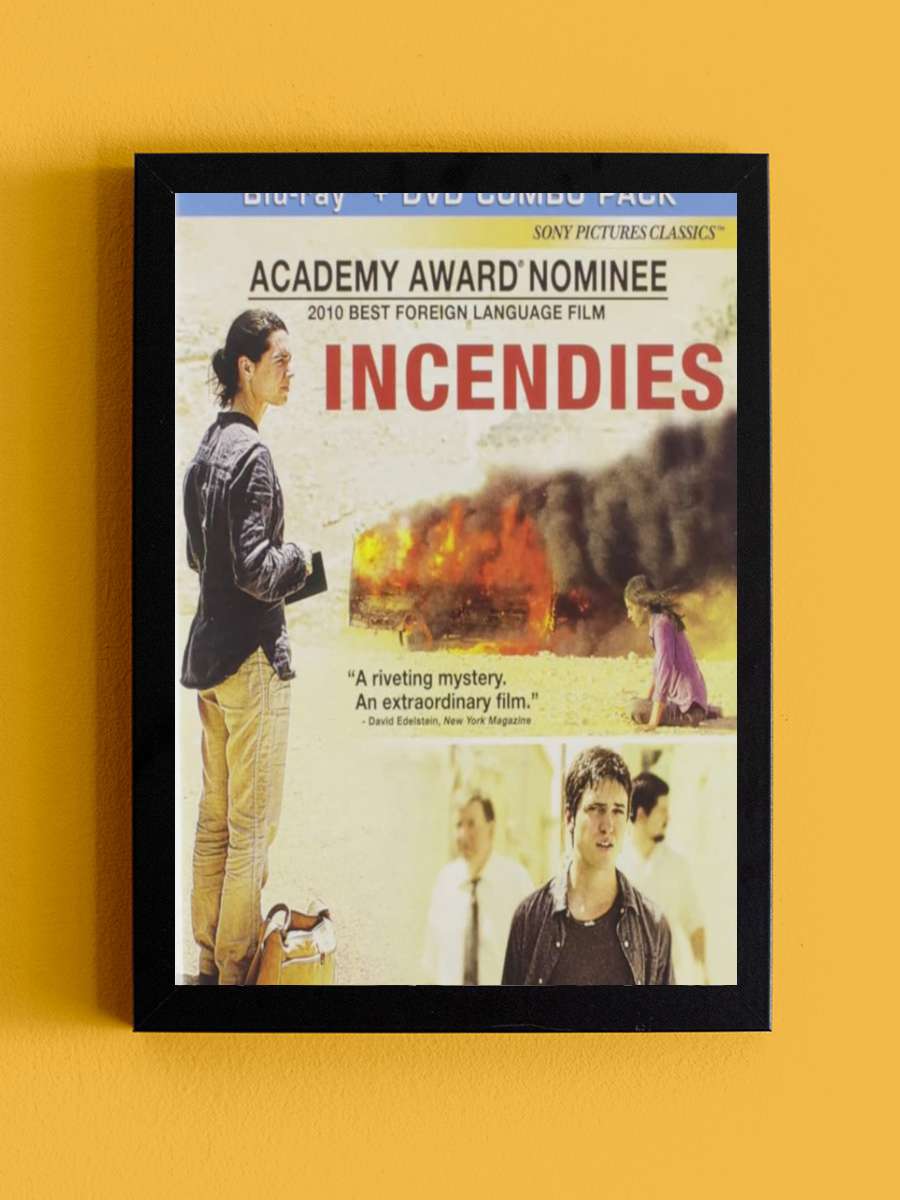 İçimdeki Yangın - Incendies Film Tablo Siyah Çerçeveli Film Poster Afiş Tablo