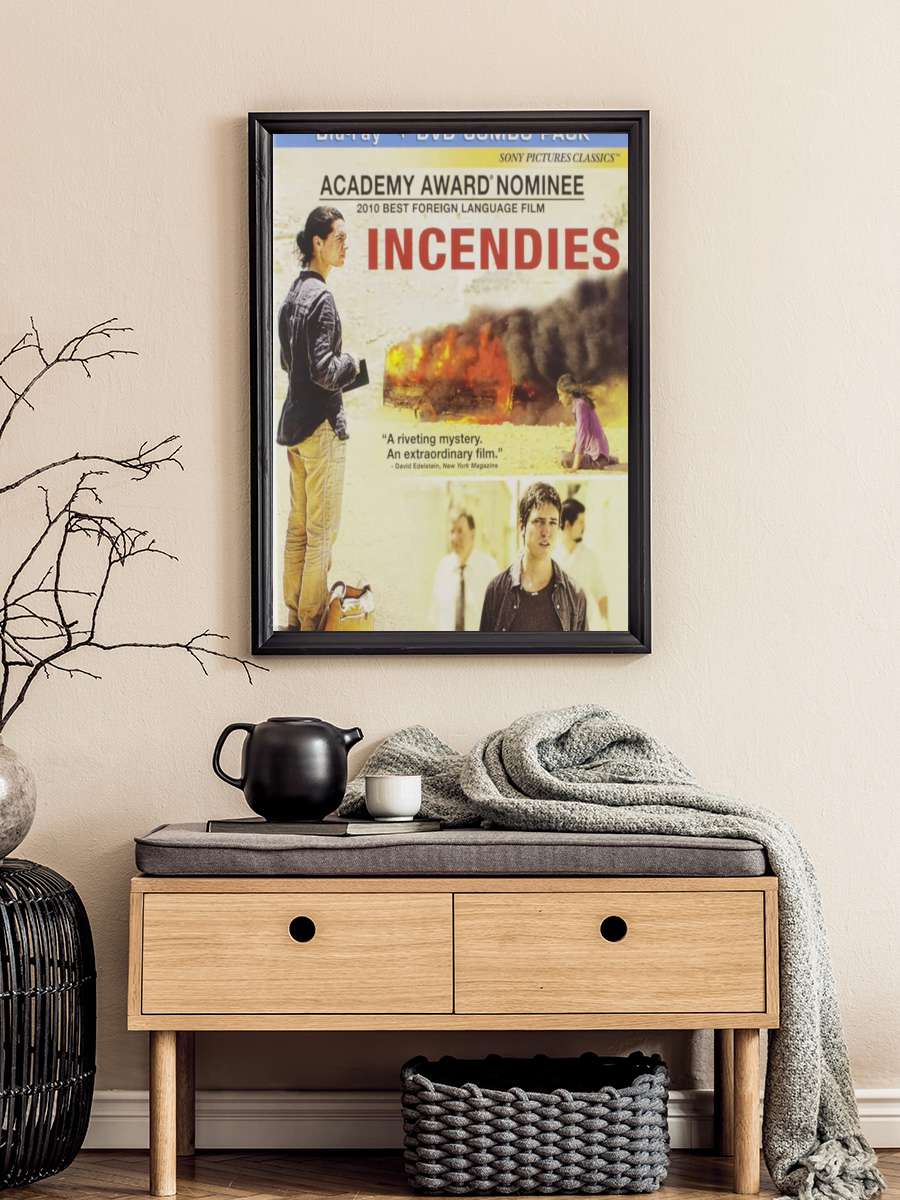 İçimdeki Yangın - Incendies Film Tablo Siyah Çerçeveli Film Poster Afiş Tablo