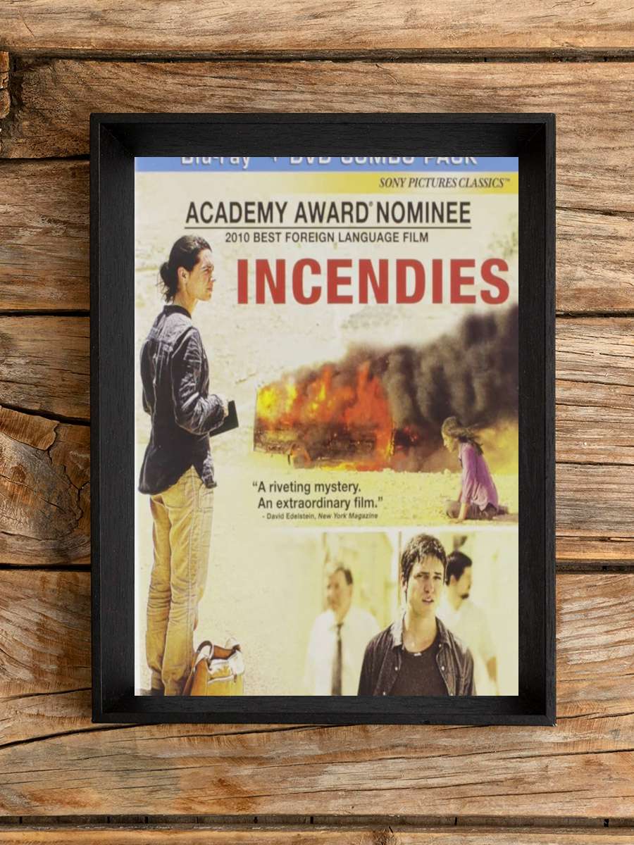 İçimdeki Yangın - Incendies Film Tablo Siyah Çerçeveli Film Poster Afiş Tablo