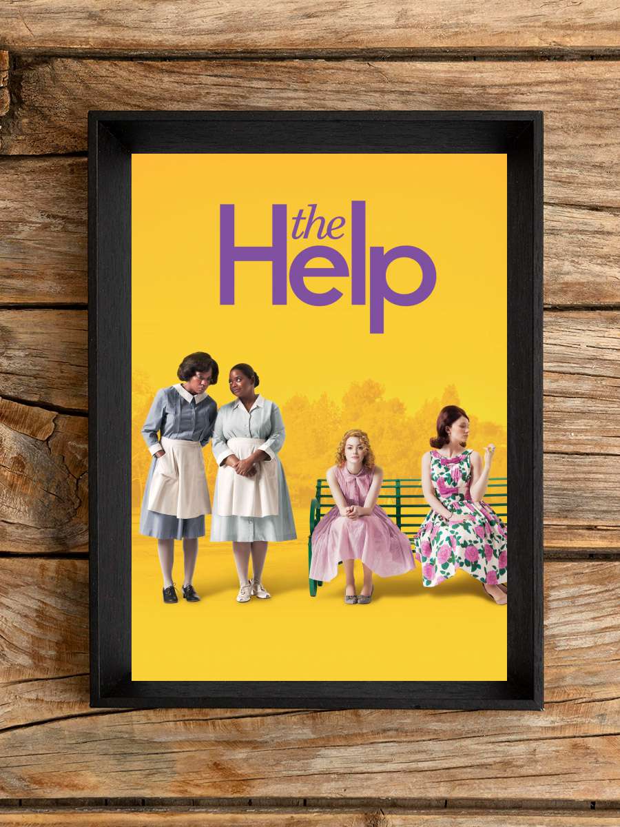 Duyguların Rengi - The Help Film Tablo Siyah Çerçeveli Film Poster Afiş Tablo