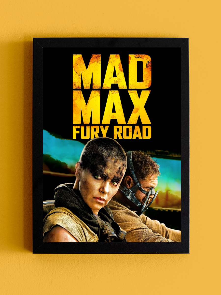 Mad Max: Fury Road Film Tablo Siyah Çerçeveli Film Poster Afiş Tablo