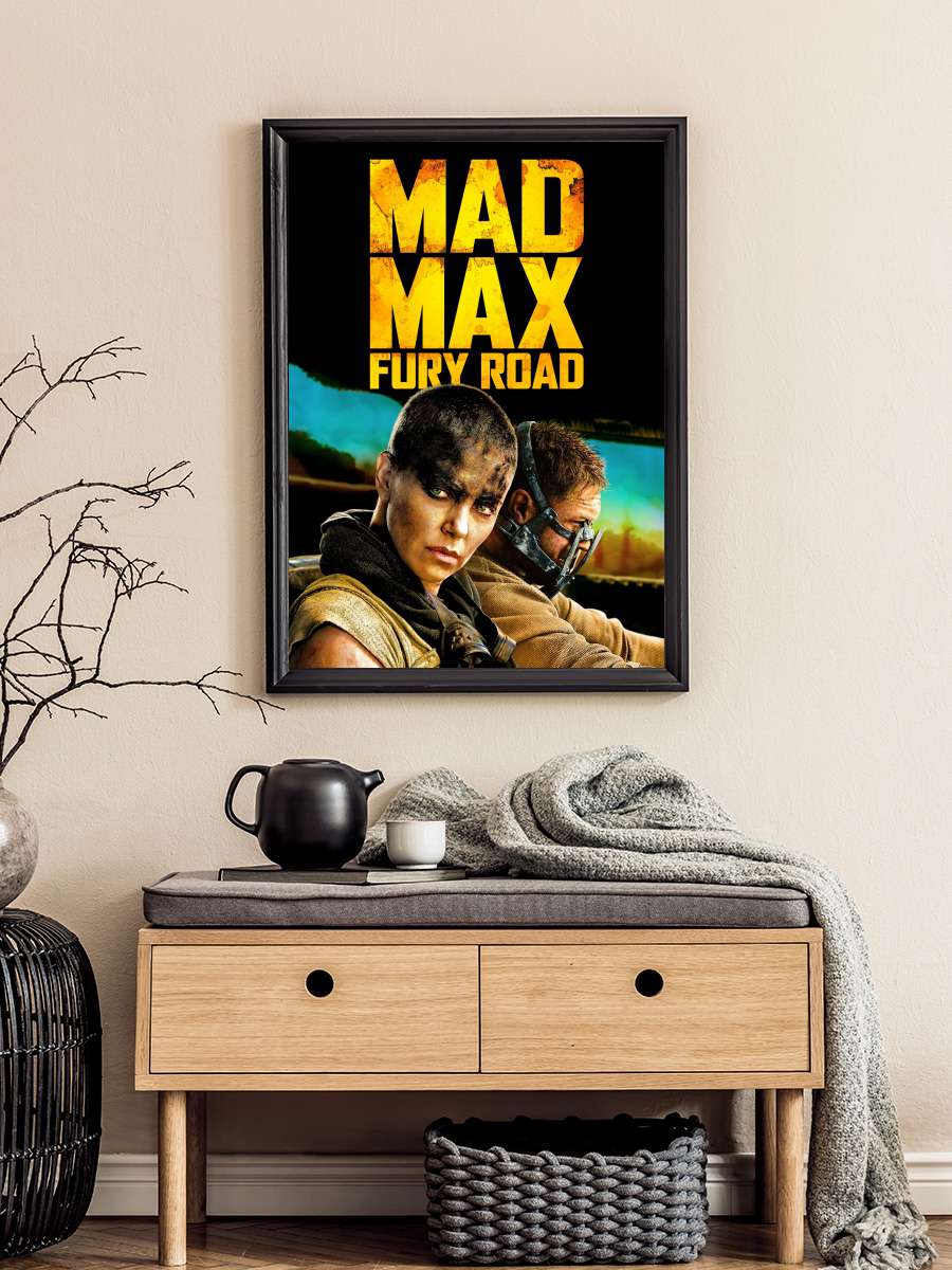 Mad Max: Fury Road Film Tablo Siyah Çerçeveli Film Poster Afiş Tablo