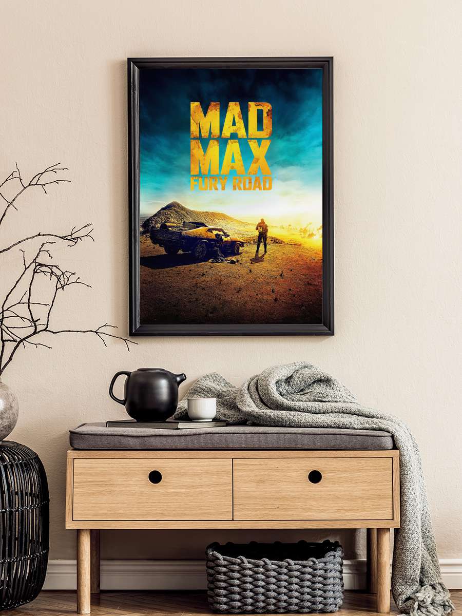 Mad Max: Fury Road Film Tablo Siyah Çerçeveli Film Poster Afiş Tablo