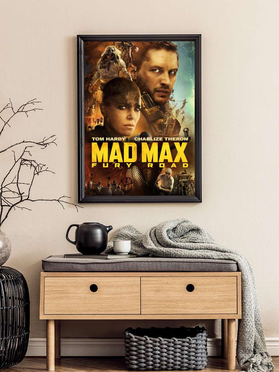 Mad Max: Fury Road Film Tablo Siyah Çerçeveli Film Poster Afiş Tablo