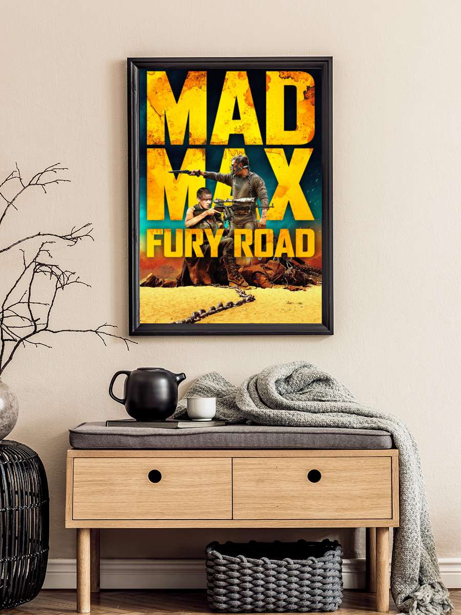 Mad Max: Fury Road Film Tablo Siyah Çerçeveli Film Poster Afiş Tablo