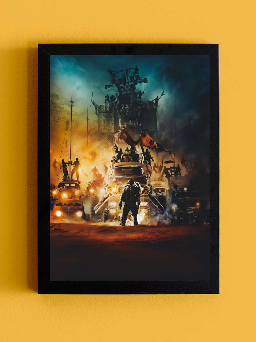 Mad Max: Fury Road Film Tablo Siyah Çerçeveli Film Poster Afiş Tablo