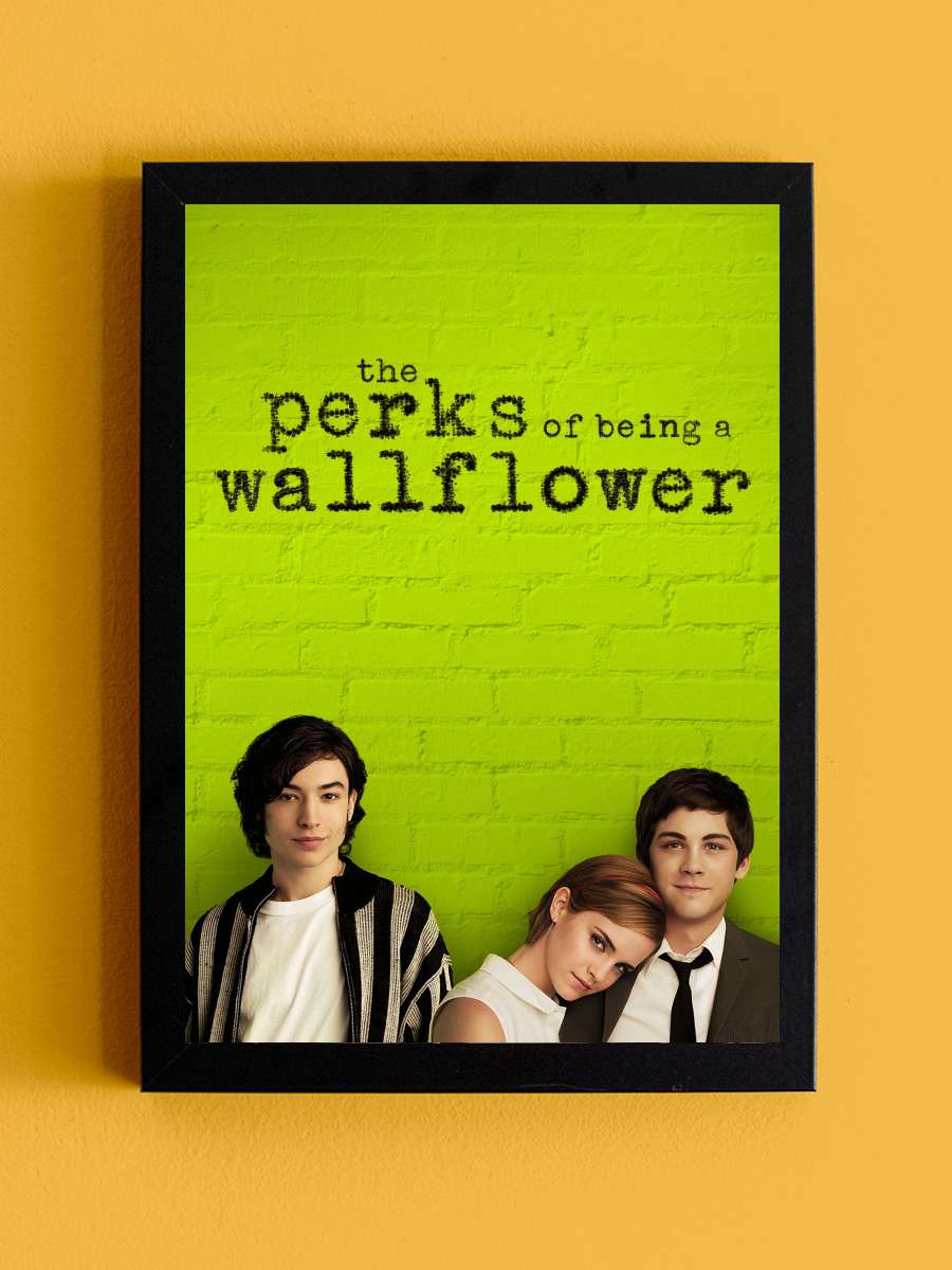 Saksı Olmanın Faydaları - The Perks of Being a Wallflower Film Tablo Siyah Çerçeveli Film Poster Afiş Tablo