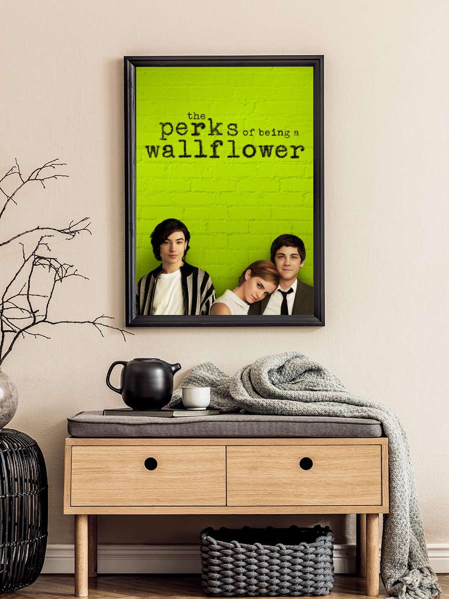 Saksı Olmanın Faydaları - The Perks of Being a Wallflower Film Tablo Siyah Çerçeveli Film Poster Afiş Tablo