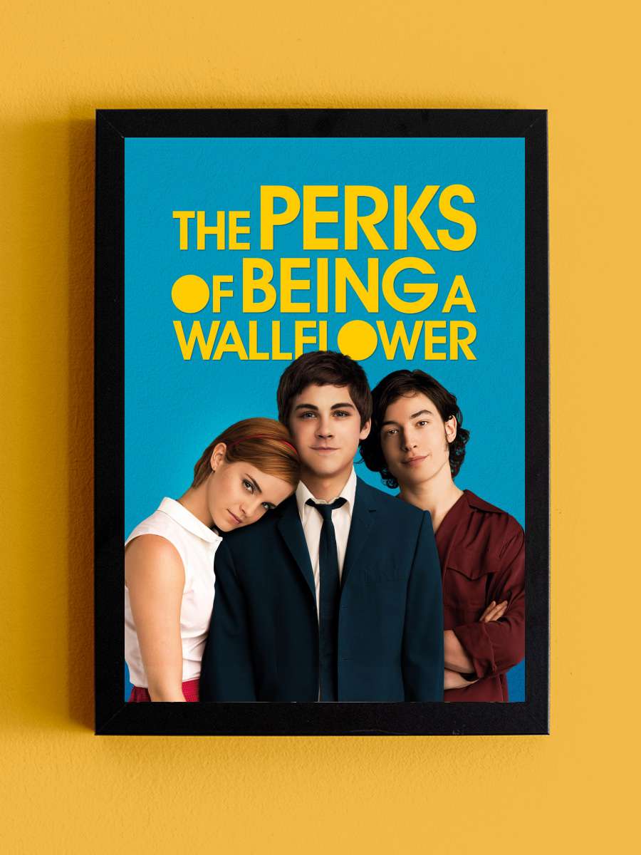 Saksı Olmanın Faydaları - The Perks of Being a Wallflower Film Tablo Siyah Çerçeveli Film Poster Afiş Tablo