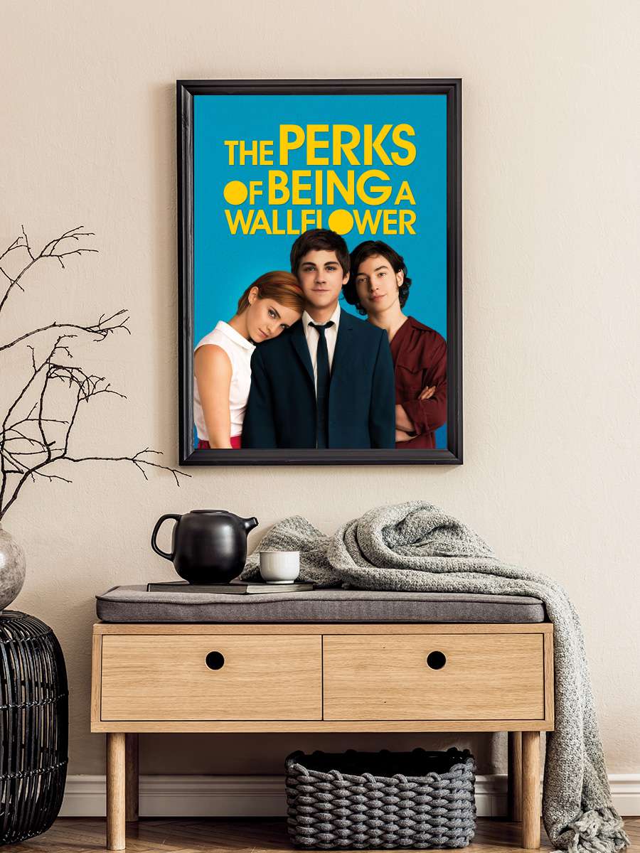 Saksı Olmanın Faydaları - The Perks of Being a Wallflower Film Tablo Siyah Çerçeveli Film Poster Afiş Tablo