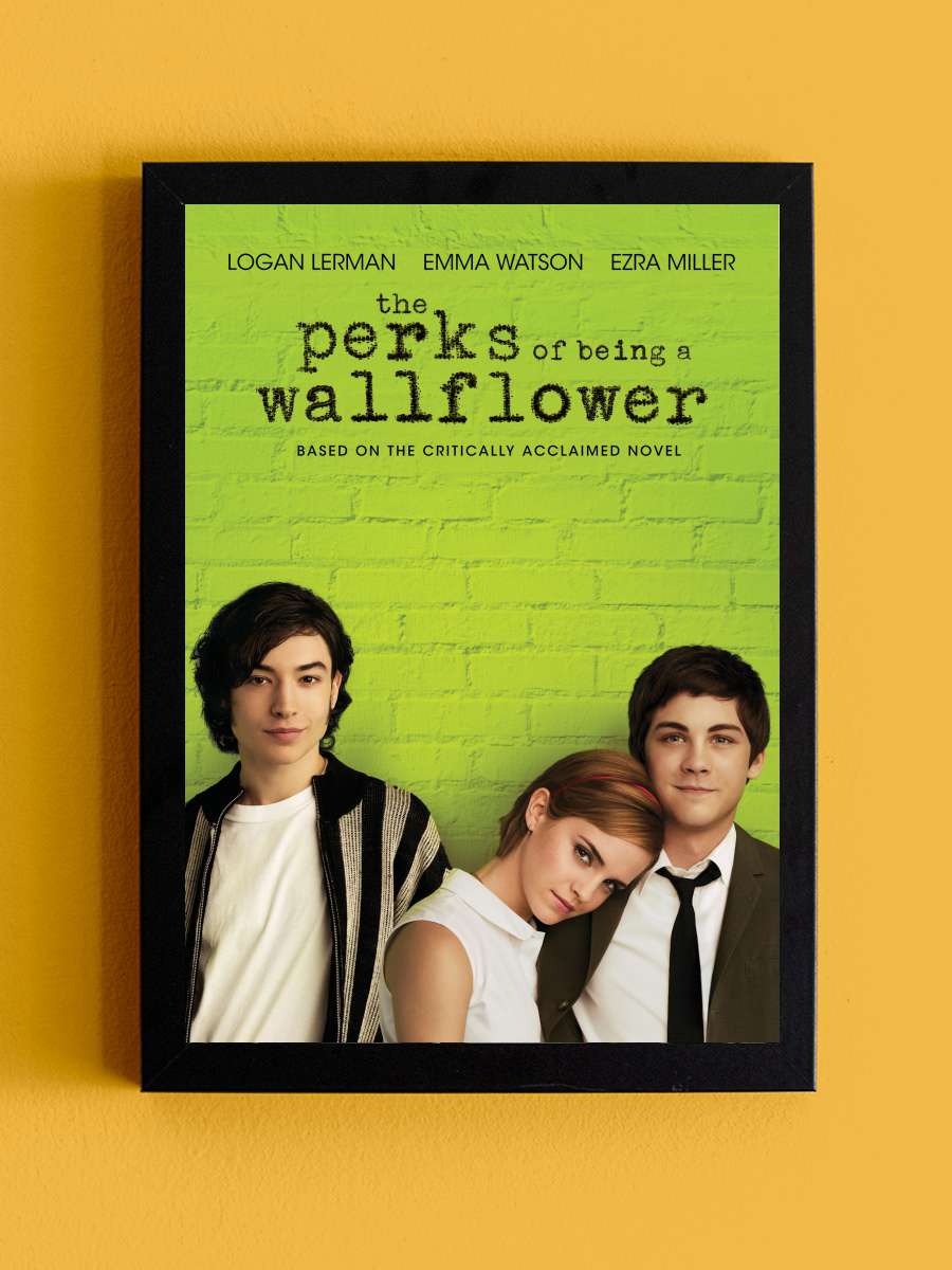 Saksı Olmanın Faydaları - The Perks of Being a Wallflower Film Tablo Siyah Çerçeveli Film Poster Afiş Tablo