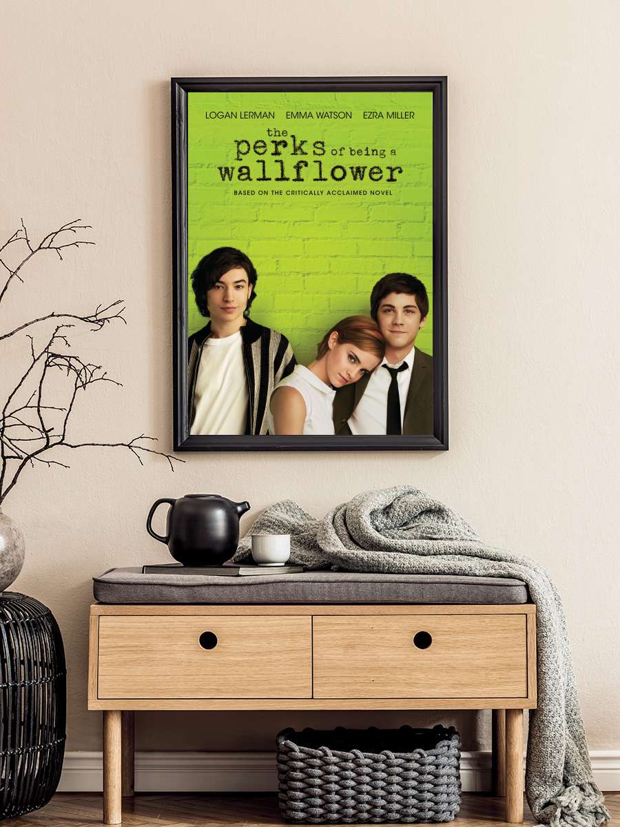 Saksı Olmanın Faydaları - The Perks of Being a Wallflower Film Tablo Siyah Çerçeveli Film Poster Afiş Tablo