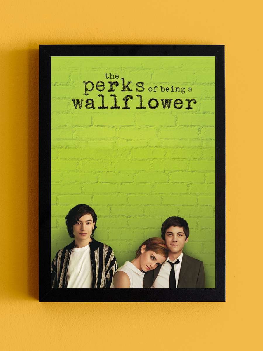 Saksı Olmanın Faydaları - The Perks of Being a Wallflower Film Tablo Siyah Çerçeveli Film Poster Afiş Tablo