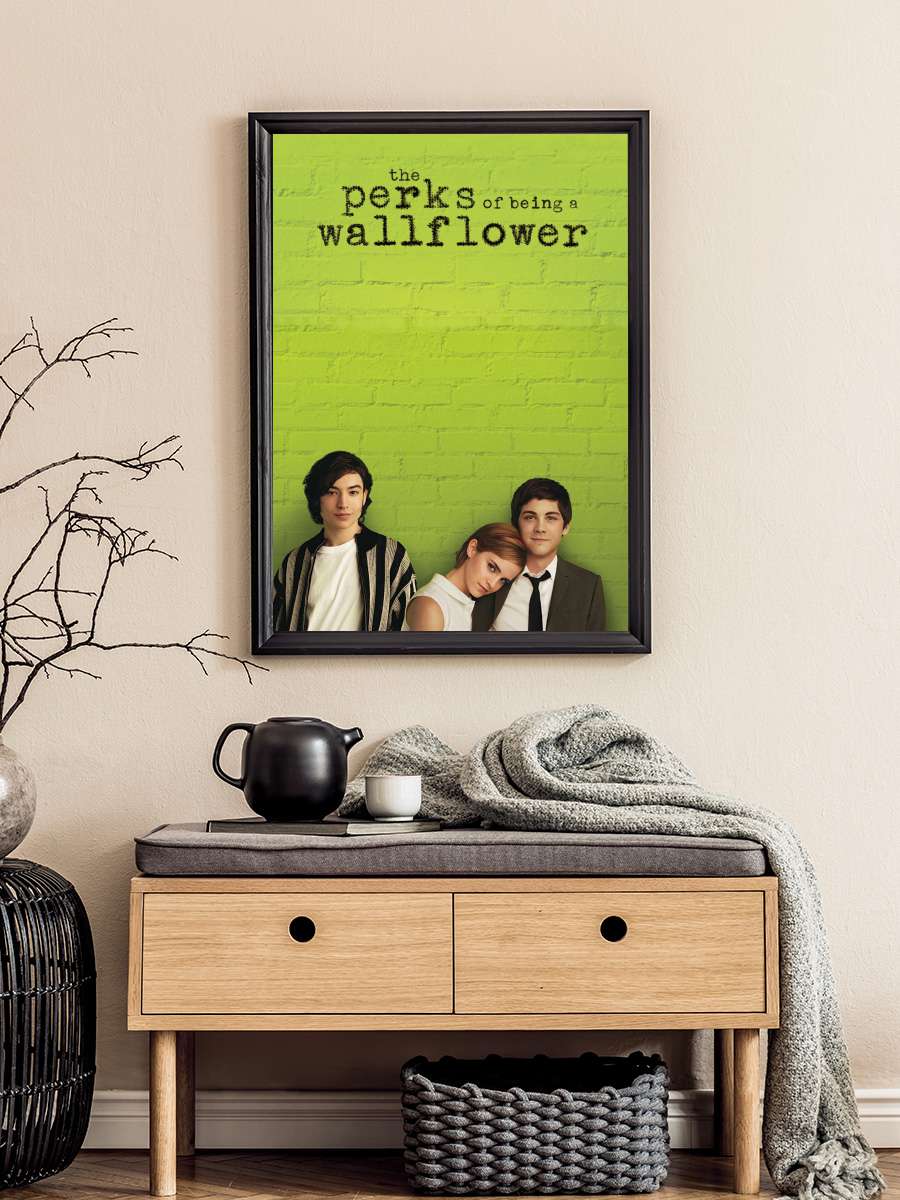 Saksı Olmanın Faydaları - The Perks of Being a Wallflower Film Tablo Siyah Çerçeveli Film Poster Afiş Tablo