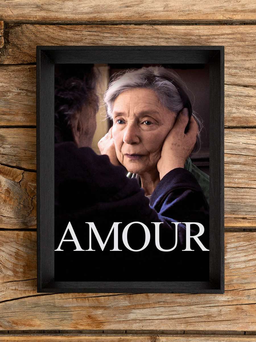 Aşk - Amour Film Tablo Siyah Çerçeveli Film Poster Afiş Tablo