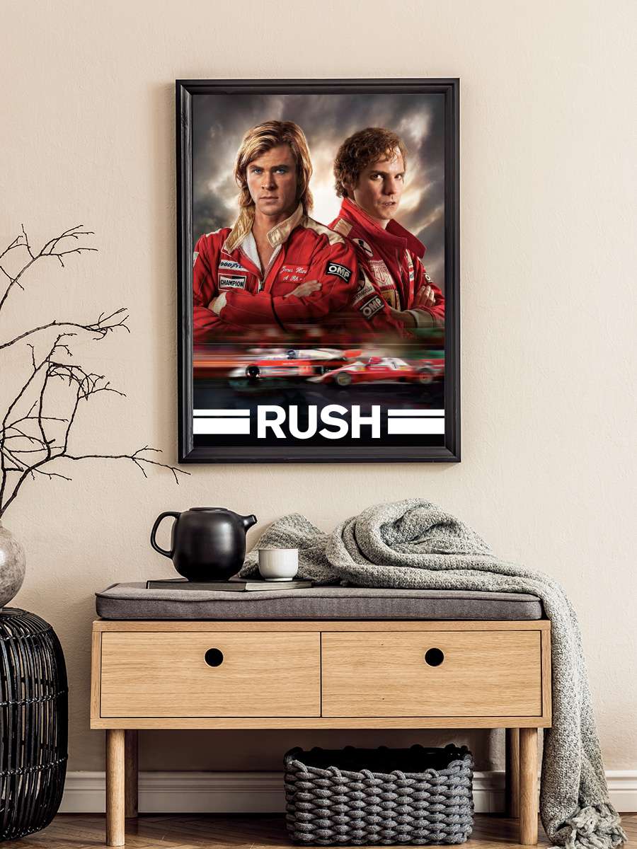 Zafere Hücum - Rush Film Tablo Siyah Çerçeveli Film Poster Afiş Tablo