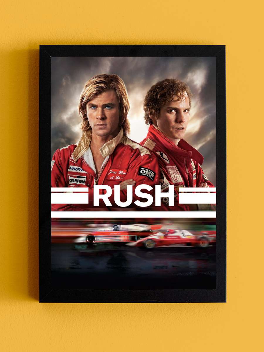 Zafere Hücum - Rush Film Tablo Siyah Çerçeveli Film Poster Afiş Tablo