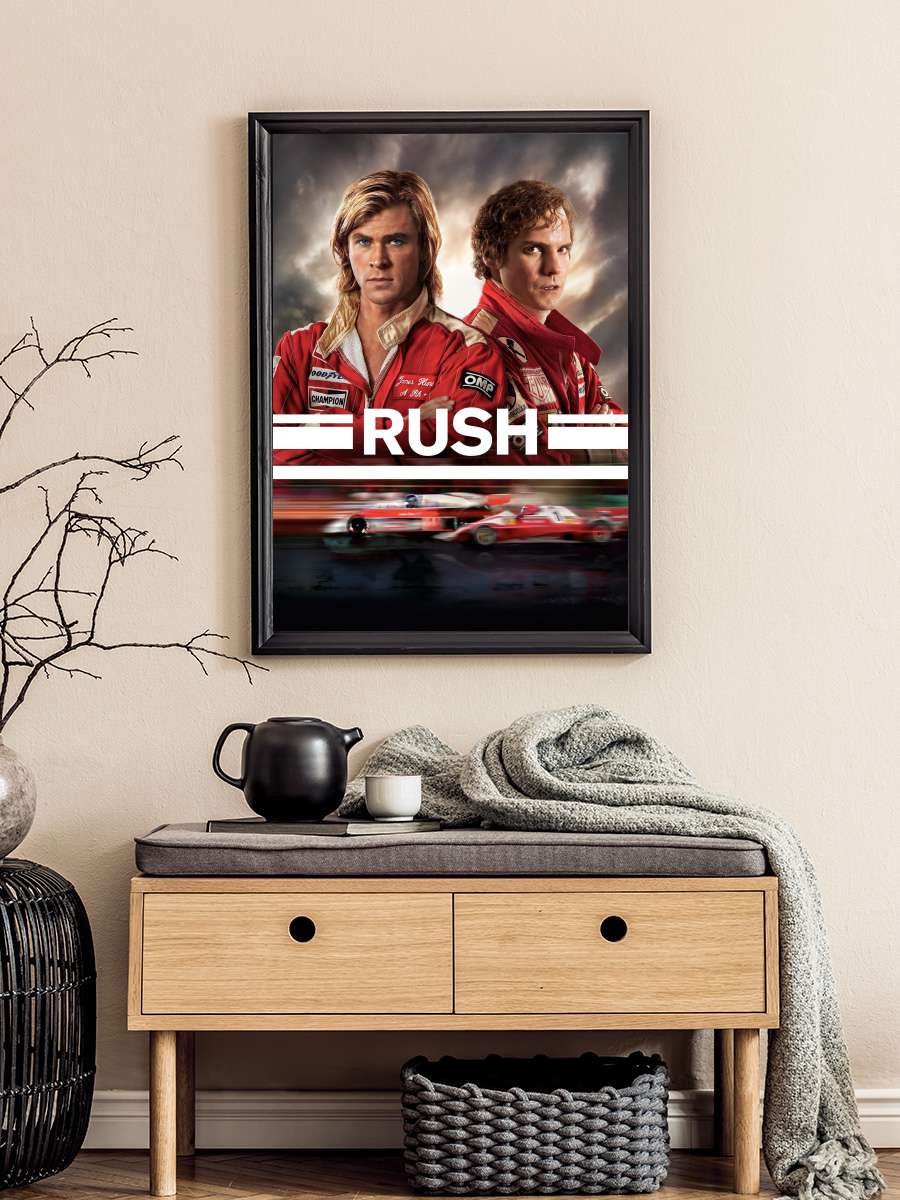 Zafere Hücum - Rush Film Tablo Siyah Çerçeveli Film Poster Afiş Tablo