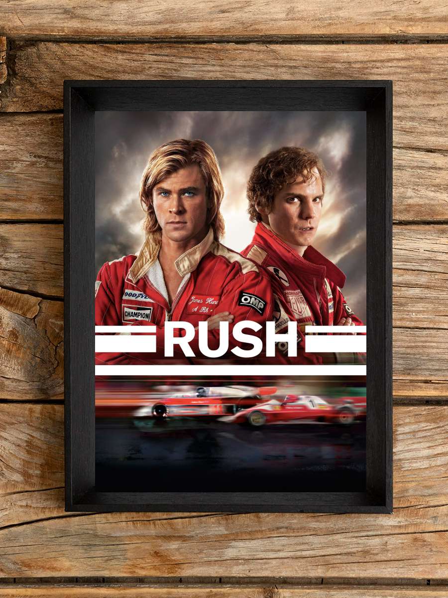 Zafere Hücum - Rush Film Tablo Siyah Çerçeveli Film Poster Afiş Tablo