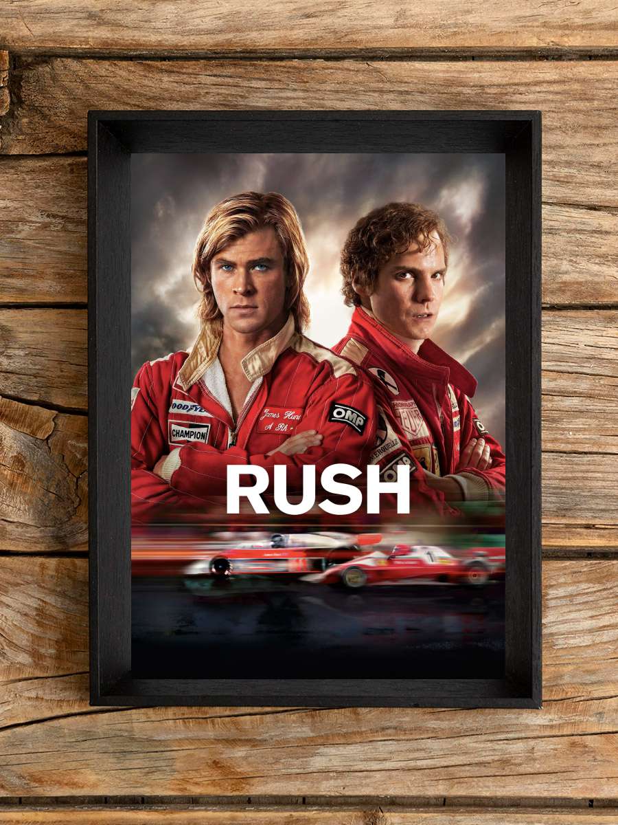 Zafere Hücum - Rush Film Tablo Siyah Çerçeveli Film Poster Afiş Tablo