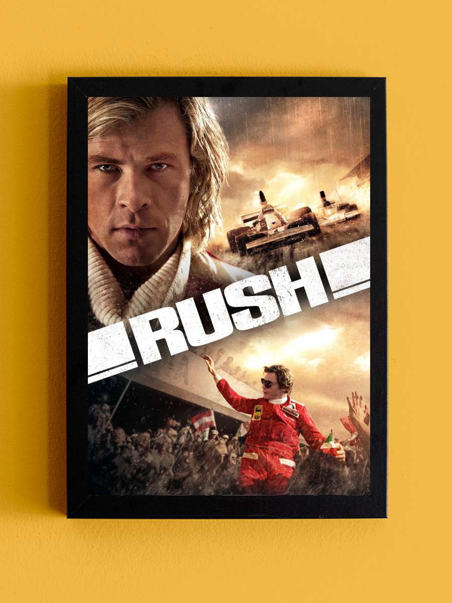 Zafere Hücum - Rush Film Tablo Siyah Çerçeveli Film Poster Afiş Tablo