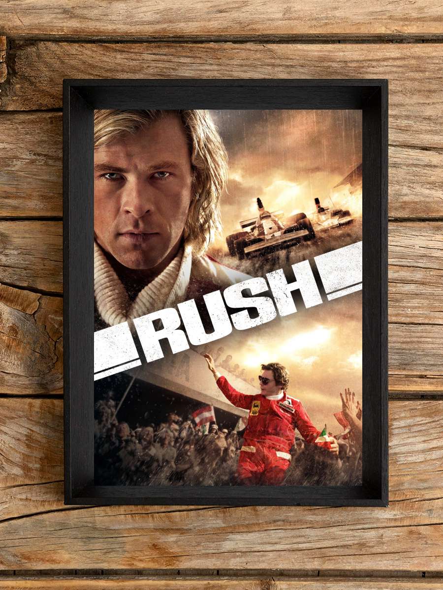 Zafere Hücum - Rush Film Tablo Siyah Çerçeveli Film Poster Afiş Tablo