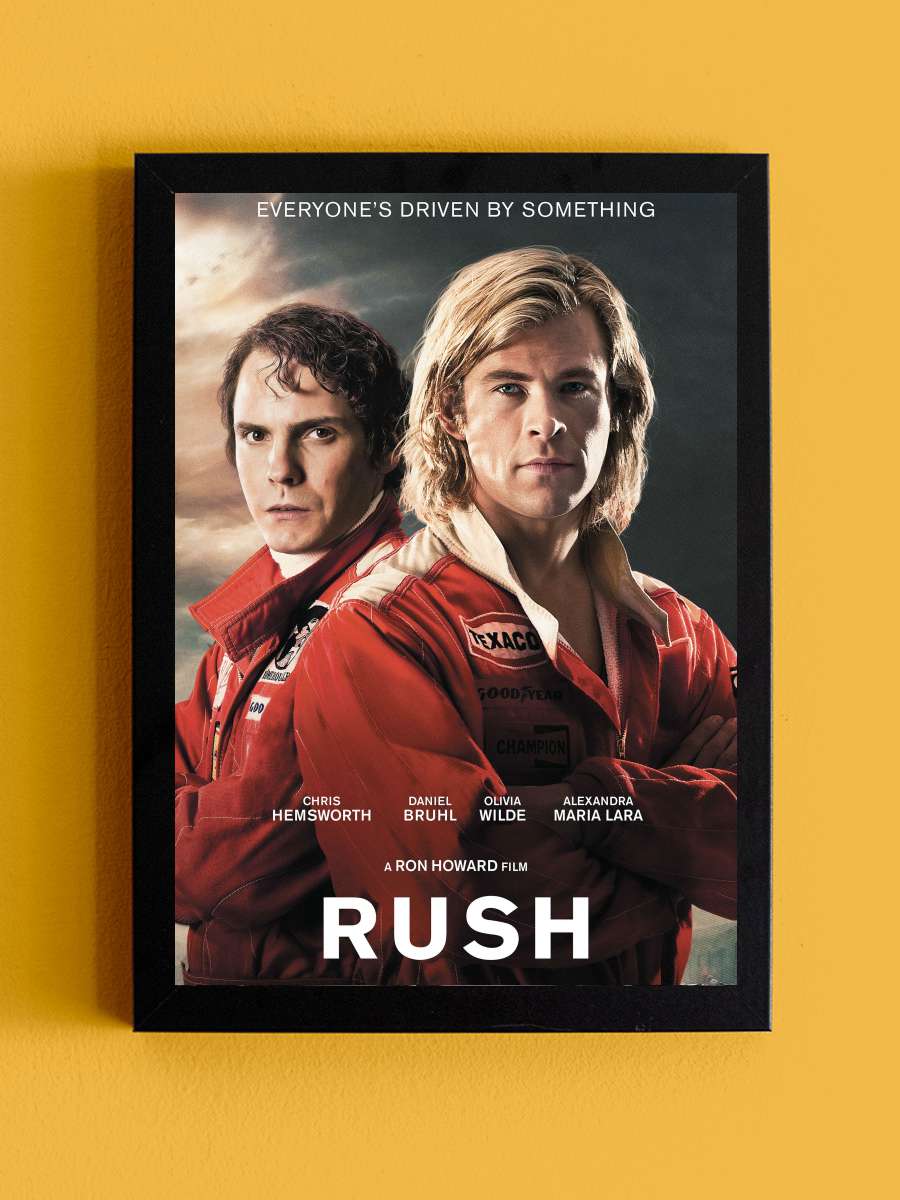 Zafere Hücum - Rush Film Tablo Siyah Çerçeveli Film Poster Afiş Tablo