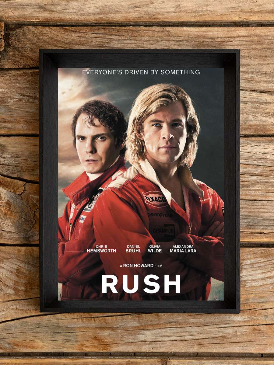 Zafere Hücum - Rush Film Tablo Siyah Çerçeveli Film Poster Afiş Tablo