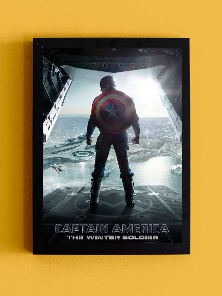 Kaptan Amerika: Kış Askeri - Captain America: The Winter Soldier Film Tablo Siyah Çerçeveli Film Poster Afiş Tablo