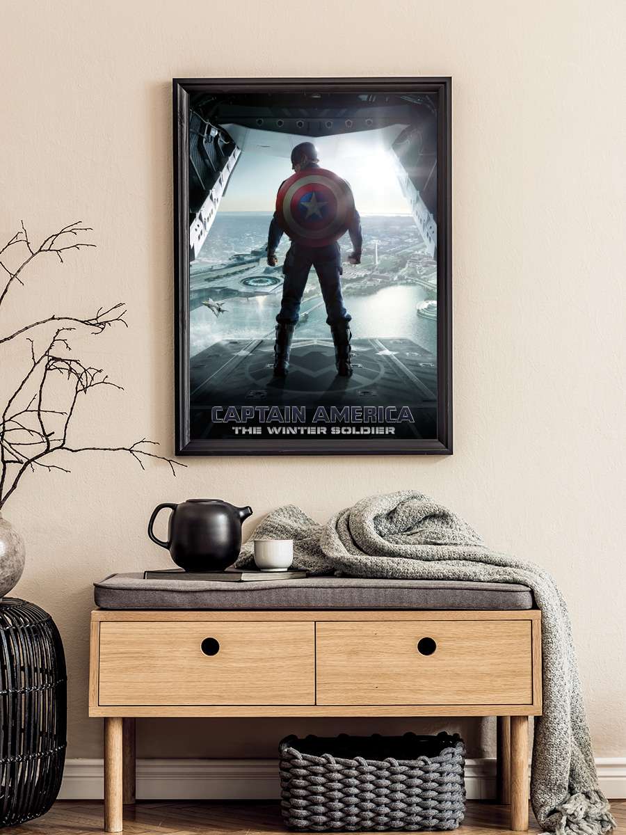 Kaptan Amerika: Kış Askeri - Captain America: The Winter Soldier Film Tablo Siyah Çerçeveli Film Poster Afiş Tablo